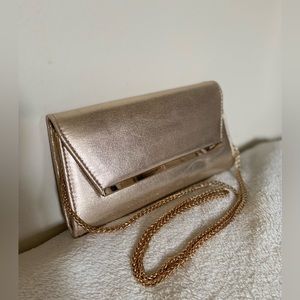 Le Chateau Gold Clutch Purse